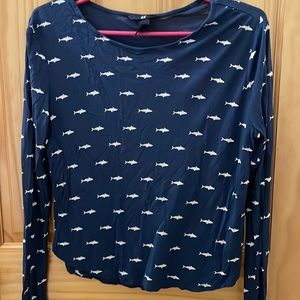 H&M shark long sleeve